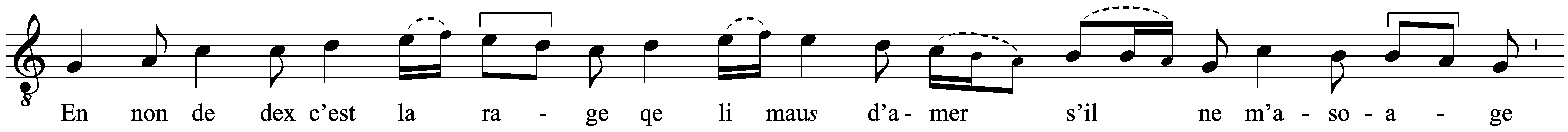 Work musical notation